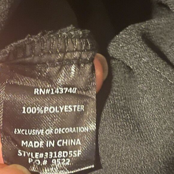 English Factory Black Short Sleeve Faux Wrap Jumpsuit w/Removable Belt SZ S NWOT - Picture 9 of 10